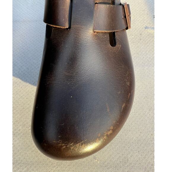 Birkenstock Boston Chocolate Brown Leather Clog Size 37 - Picture 5 of 7
